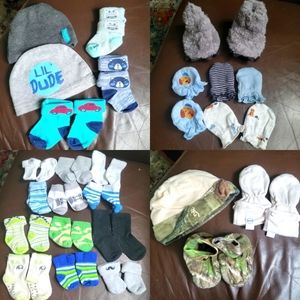 0-3M Boys accessories lot